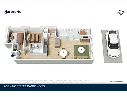 9/38 King Street, Dandenong, VIC 3175, 2 침실, 1 욕실, Apartment
