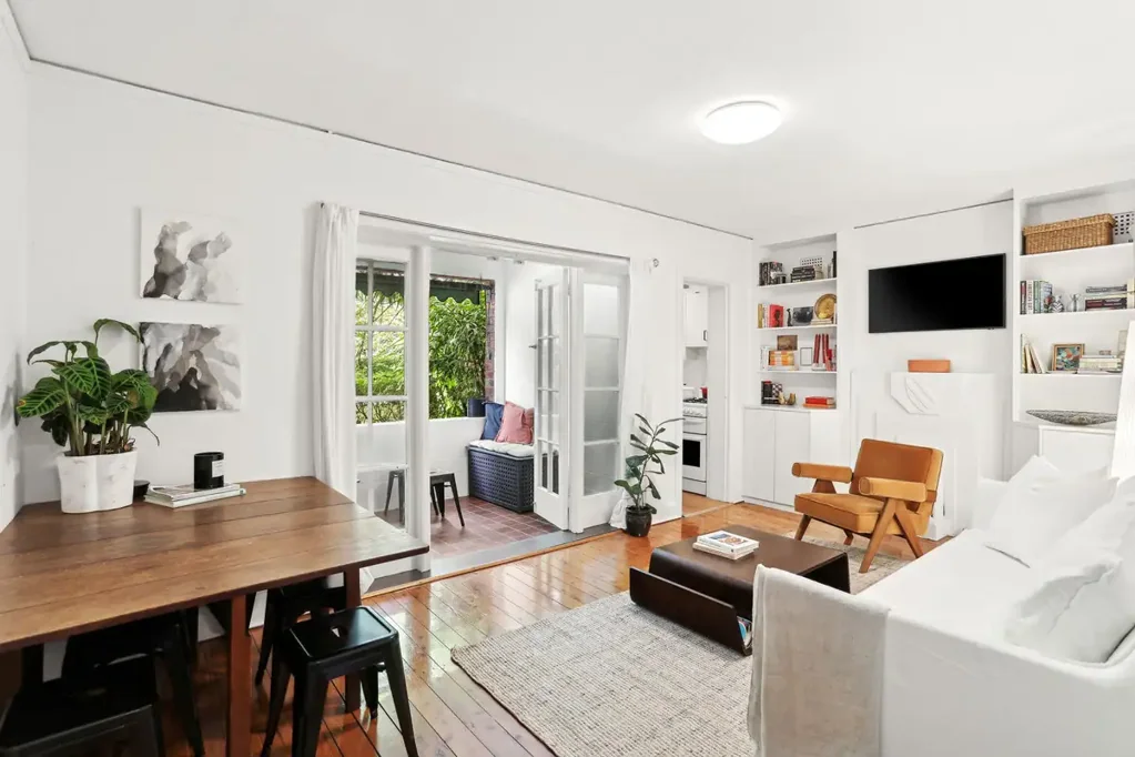 Art Deco Charm With Balcony And Leafy Outlook Available furnished or unfurnished