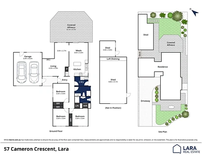 57 Cameron Crescent, Lara, VIC 3212, 3房, 2浴, House