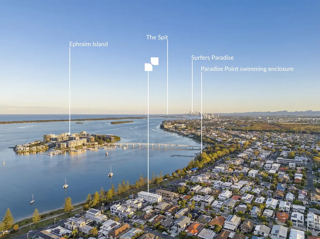 Paradise Point 3房  Brand New Luxury. Absolute Broadwater Front. Uninterrupted Views Forever!