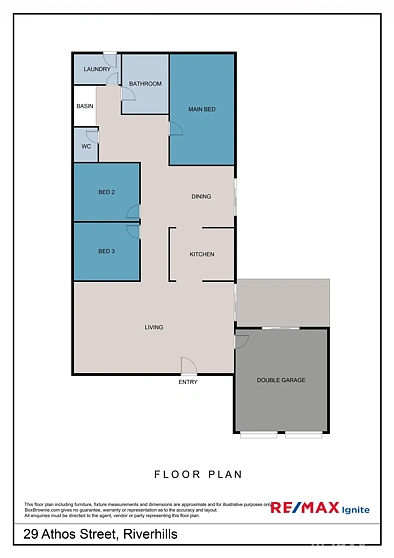 29 Athos Street, Riverhills, QLD 4074, 3 habitaciones, 1 baños, House