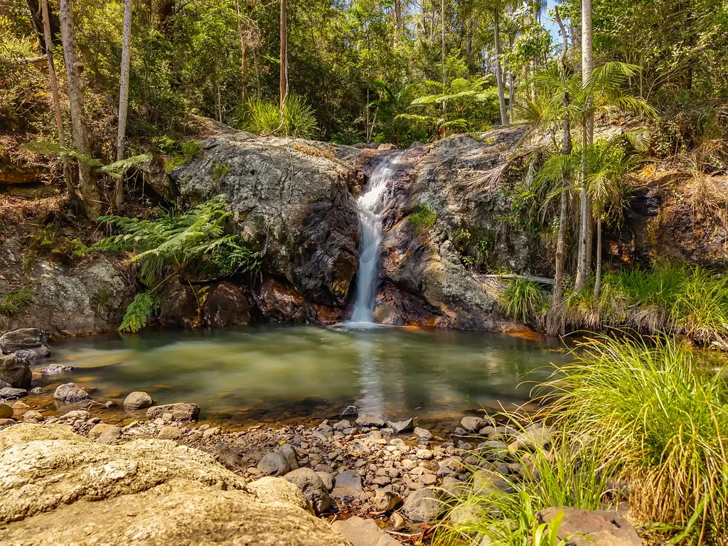 Tamborine Mountain Welcome to Hidden Springs: home next to the rock pools & waterfalls!