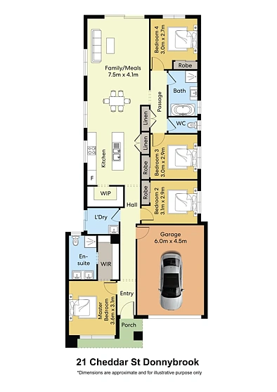 21 Cheddar Street, Donnybrook, VIC 3064, 4 slaapkamers, 2 badkamers, House