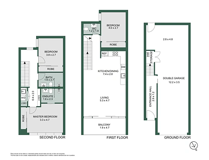 12 Buckingham Street, Richmond, Inner East Melbourne, 3 habitaciones, 2 baños, Townhouse