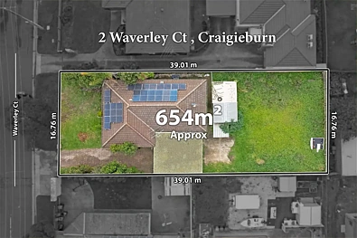 Craigieburn 3બેડરૂમ Court Location With Planning Permit on 654m²