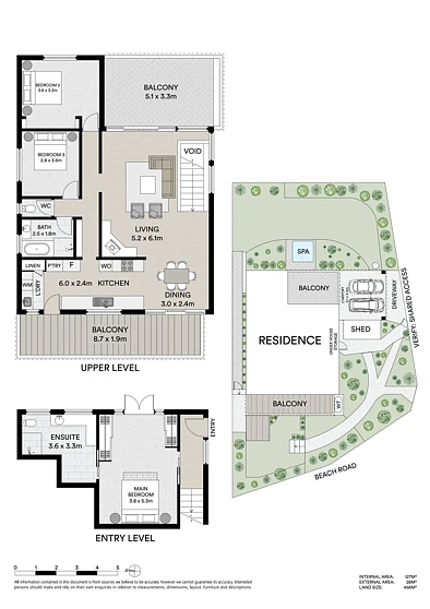 39 Beach Road, Balcolyn, NSW 2264, 3房, 2浴, House