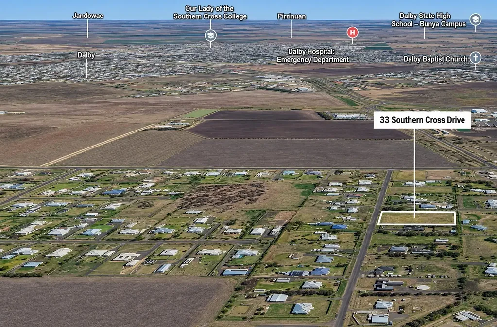 Dalby Build Your Dream Lifestyle on a Rare 1-Acre Block