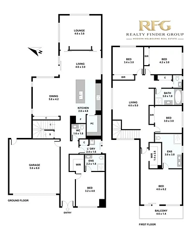 Plano ng Bahay - 23 Perrin Cct, Tarneit, VIC 3029