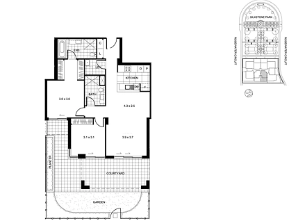 17/1 Rosewater Circuit, Breakfast Point, Inner West, 2 habitaciones, 2 baños, Apartment