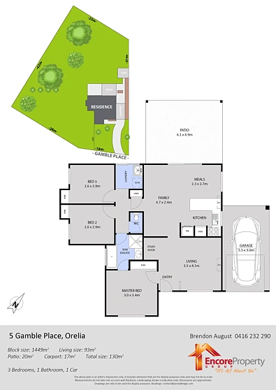 5 Gamble Place, Orelia, WA 6167, 3 slaapkamers, 1 badkamers, House