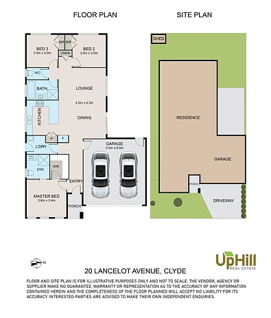 ਮੰਜ਼ਿਲ ਦੀ ਯੋਜਨਾ - 20 Lancelot Avenue, Clyde, VIC 3978