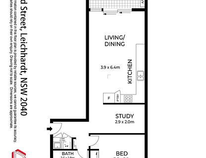 101/45 Upward Street, Leichhardt, Inner West, 1 غرف, 1 حمامات, Apartment