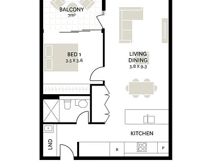 55/5-11 Pyrmont Bridge Road, Camperdown, Inner West, 1 ห้องนอน, 1 ห้องน้ำ, Apartment