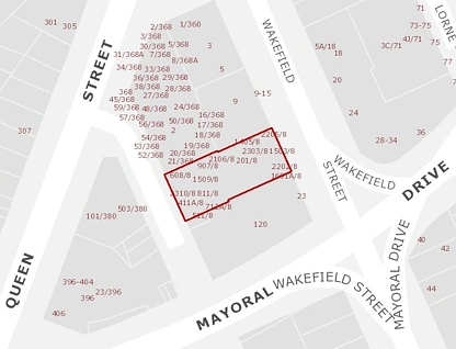 508/8 Airedale Street, Auckland Central, Auckland City, 2 غرف, 2 حمامات