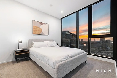 Kwarto - 1904/408 Spencer Street, West Melbourne, VIC 3003