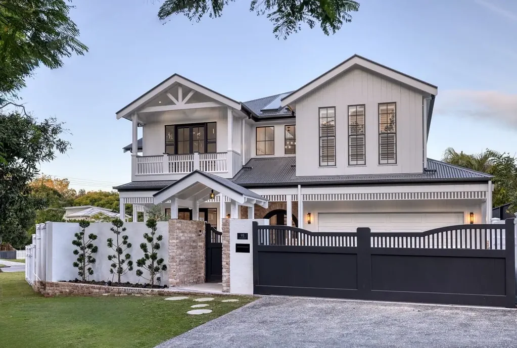 Elevated Hamptons-Style Family Living in Leafy Bardon