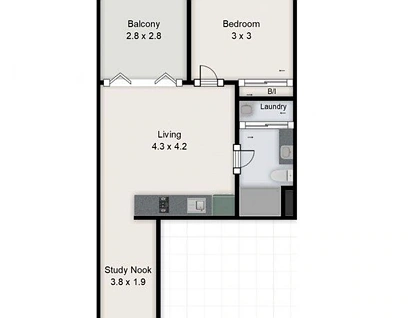 614/25 Connor Street, Fortitude Valley, Brisbane - Inner City Region, 1 Bedrooms, 1 Bathrooms, Apartment