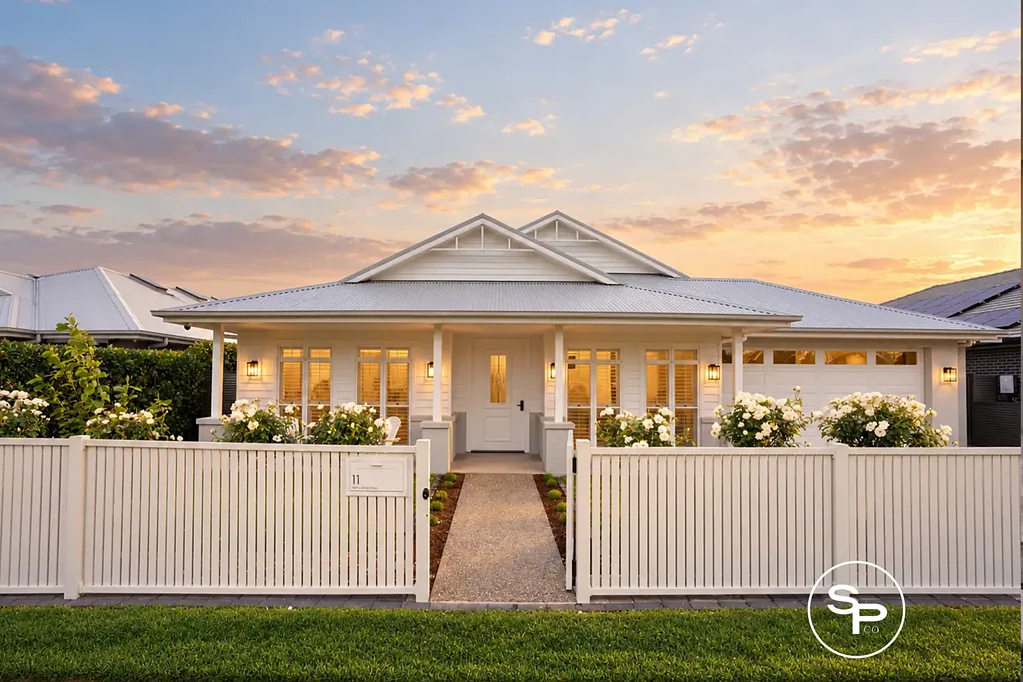 Oran Park 4房 风景如画的环境，精美内饰与池畔娱乐 A Picturesque Setting, Beautiful Interiors & Poolside Entertaining