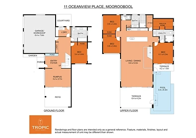 11 Oceanview Place, Mooroobool, QLD 4870, 4 chambres, 3 salles de bain, House