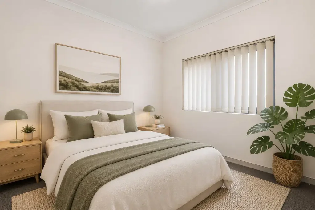 Joondalup 2房  A Rare Courtyard, A Leafy Outlook, A Locked-In Return