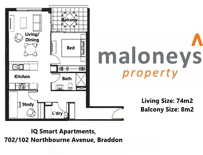 702/102 Northbourne Avenue, Braddon, Inner North, 1 Schlafzimmer, 1 Badezimmer, Apartment