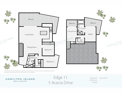 Edge 11/5a Acacia Drive, Whitsundays, Mackay, 3 habitaciones, 2 baños, Apartment