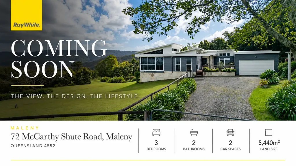 Maleny 3બેડરૂમ Architectural Hinterland Living with a View That Reaches the Horizon