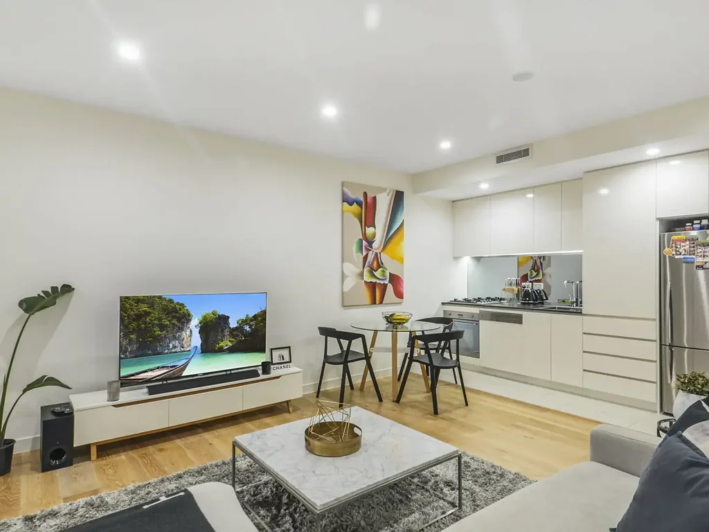 Lane Cove 1Phòng ngủ Modern Designer Living in the Prestigious 'Bay Pavilions'