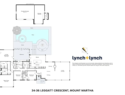 34-36 Leggatt Crescent, Mount Martha, Mornington Peninsula, 4 Bedrooms, 3 Bathrooms, House