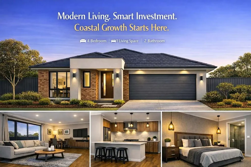 Armstrong Creek 4 Slaapkamer Modern Living. Smart Investment. Coastal Growth Starts Here