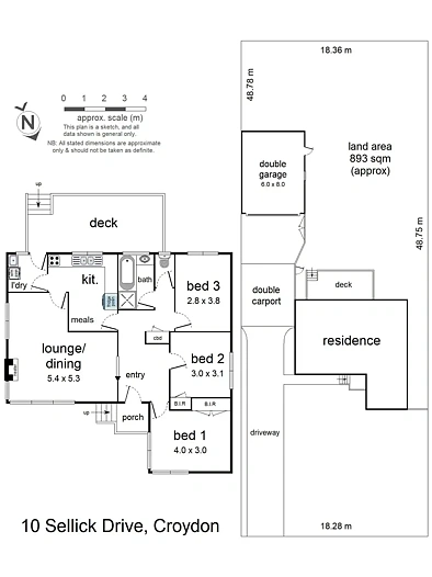 10 Sellick Drive, Croydon, VIC 3136, 3 slaapkamers, 1 badkamers, House