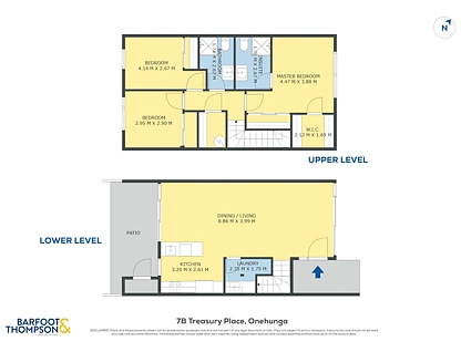 4-9 Treasury Place, Onehunga, Auckland City, Auckland, 3房, 2浴, 城市屋