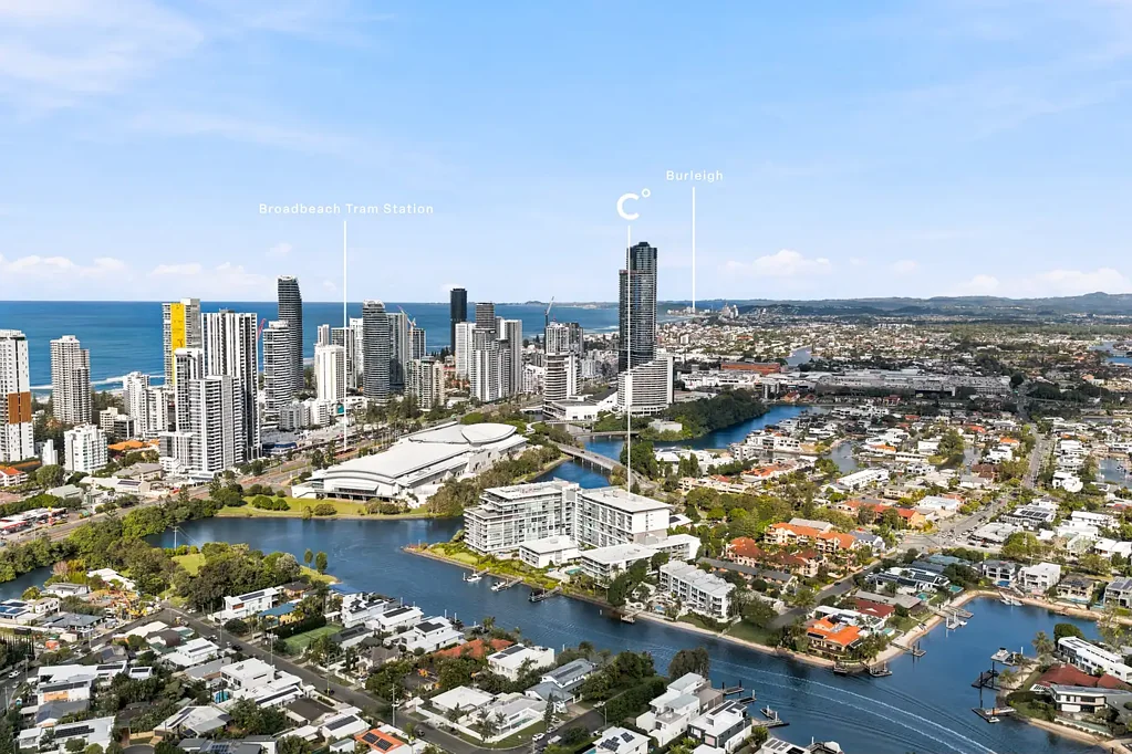 Broadbeach Waters 1غرفة نوم Deceased Estate - Oversized Broadbeach Waters Apartment with Skyline Views