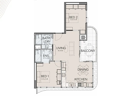 503/20 Kintail Road, Applecross, South West Perth, 2 غرف, 2 حمامات, Apartment