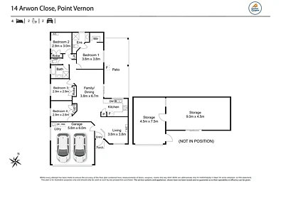 14 Arwon Close, Point Vernon, QLD 4655, 4 chambres, 2 salles de bain, House