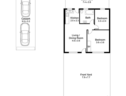 2/17 Radstock Street, Woodville Park, Western Adelaide, 2 Schlafzimmer, 1 Badezimmer, Unit