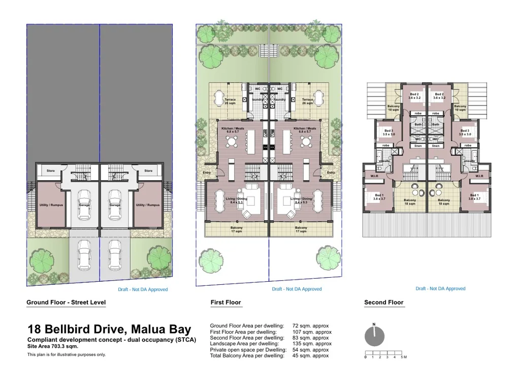 Malua Bay Lush block amongst top quality homes