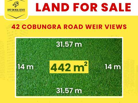 Weir Views Exceptional Land Opportunity in a Rapidly Growing Location!!!!