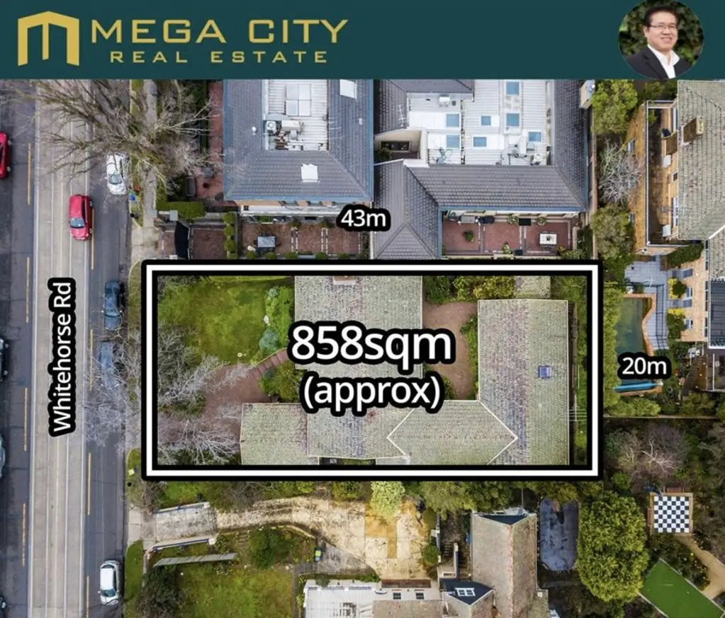 Balwyn 4房 高海拔朝北地段 20米面宽 858㎡占地 4卧室住宅 优质现金流 开发潜力 优越地理位置 家庭友好布局 室内外生活 精英学区 高地段 资本增值机会。 Calling all Developers! Prime Development Opportunity in Balwyn 858mÂ² (approx.)