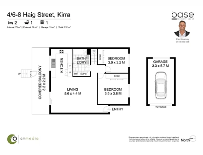 4/6-8 Haig Street, Coolangatta, Gold Coast, 2 ห้องนอน, 1 ห้องน้ำ, Apartment
