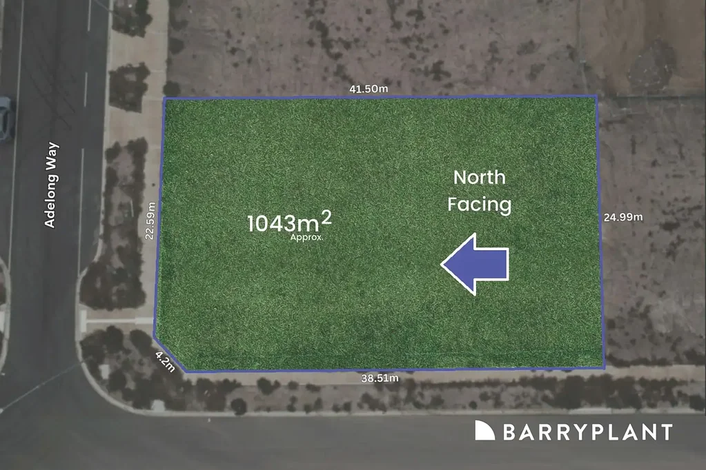 Bacchus Marsh 尊贵土地 宽敞空间 朝北设计 生活方式定制 无限可能性 迷人景色 活力社区 便利设施 宁静便捷平衡 实用投资 TITLED AND READY TO BUILD! A MASSIVE 1,043m² (APPROX) NORTH-FACING BLOCK!