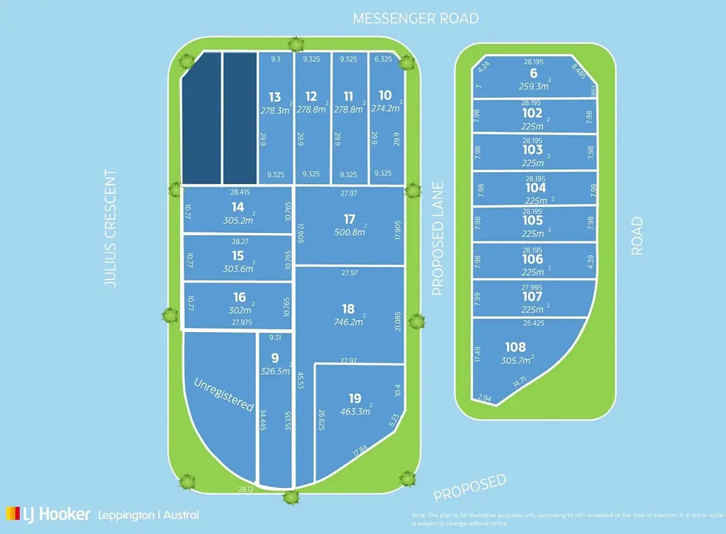 Leppington Residential Lots Walking Distance To Town Centre