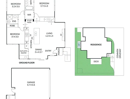 2/8A Bird Street, Eltham, VIC 3095, 3 slaapkamers, 2 badkamers, Townhouse