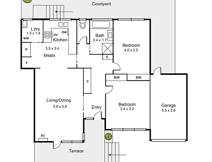 4/25 Eumeralla Road, Caulfield South, Bayside, 2 ਕਮਰੇ, 1 ਬਾਥਰੂਮ, Apartment