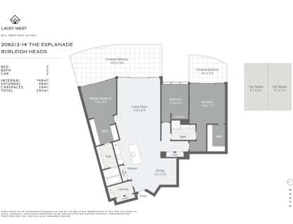 2082/2-14 The Esplanade, Burleigh Heads, QLD 4220, 3 Bedrooms, 2 Bathrooms, Apartment
