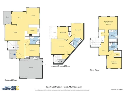 487A East Coast Road, Murrays Bay, North Shore City, 5房, 4浴, House