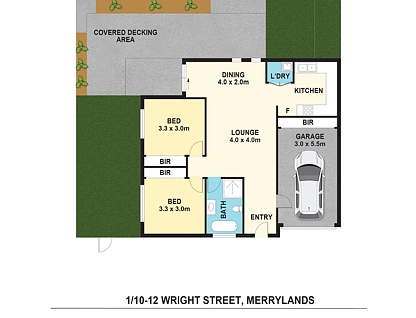 1/10-12 Wright Street, Merrylands, Parramatta (Northwest suburbs), 2 ห้องนอน, 1 ห้องน้ำ, House