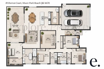 10 Dorron Court, Moore Park Beach, QLD 4670, 4 slaapkamers, 2 badkamers, House