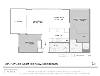 88/2729 Gold Coast Highway, Broadbeach, Gold Coast, 2 कमरे, 2 बाथरूम, Apartment