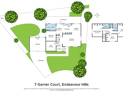 7 Garner Court, Endeavour Hills, VIC 3802, 4 ਕਮਰੇ, 3 ਬਾਥਰੂਮ, House
